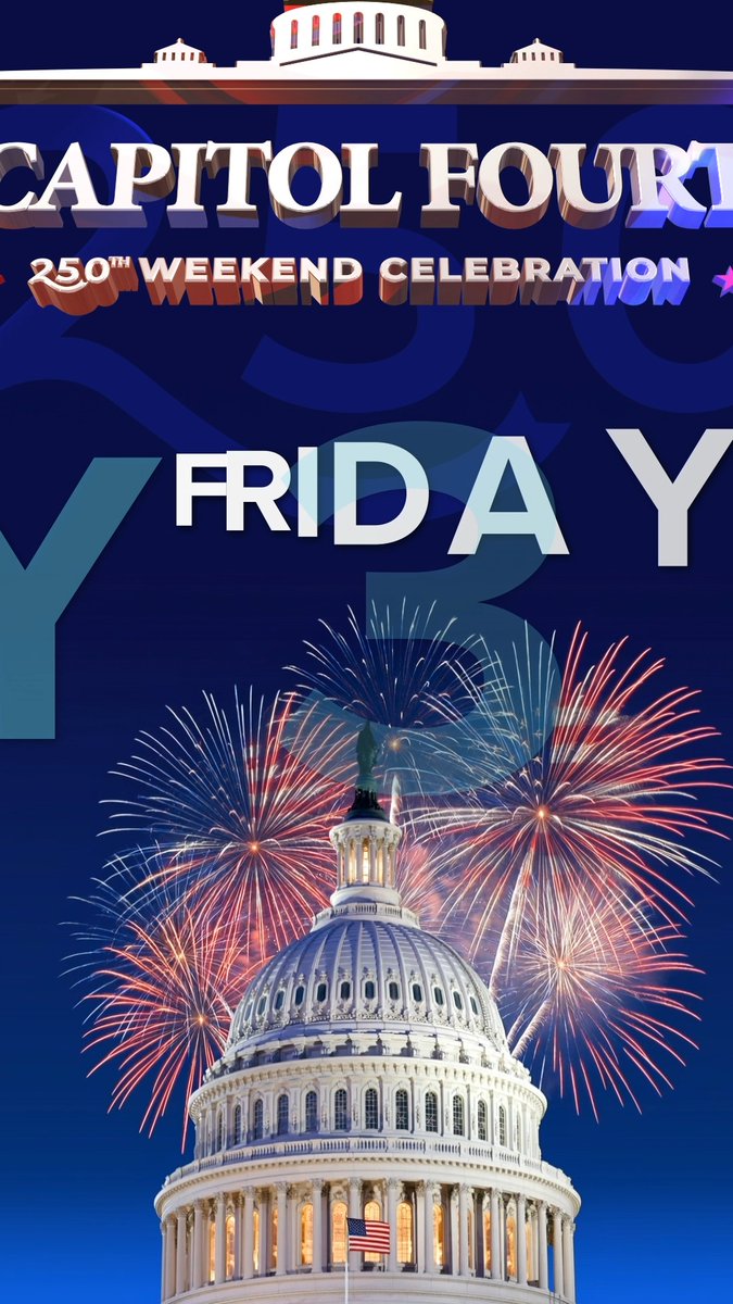 We are thrilled to announce that multi-platinum country music artist Trace Adkins joins #ACapitolFourth: 250th Weekend Celebration! A multi-award-winning singer and actor, Trace will debut his new song “American Made” in honor of our nation’s 250th birthday. You don’t want to miss this! Premieres Friday, July 3, at 8/7c on public television stations nationwide.