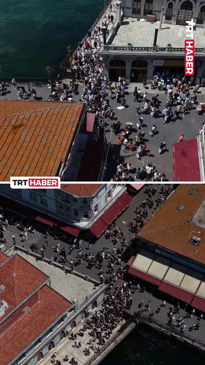 Sıcak havayı fırsat bilenler hafta sonunda Büyükada’ya akın etti. 📍İstanbul
