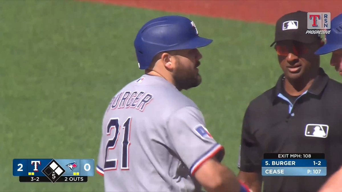 50 RBI for Jake Burger! #AllForTX
