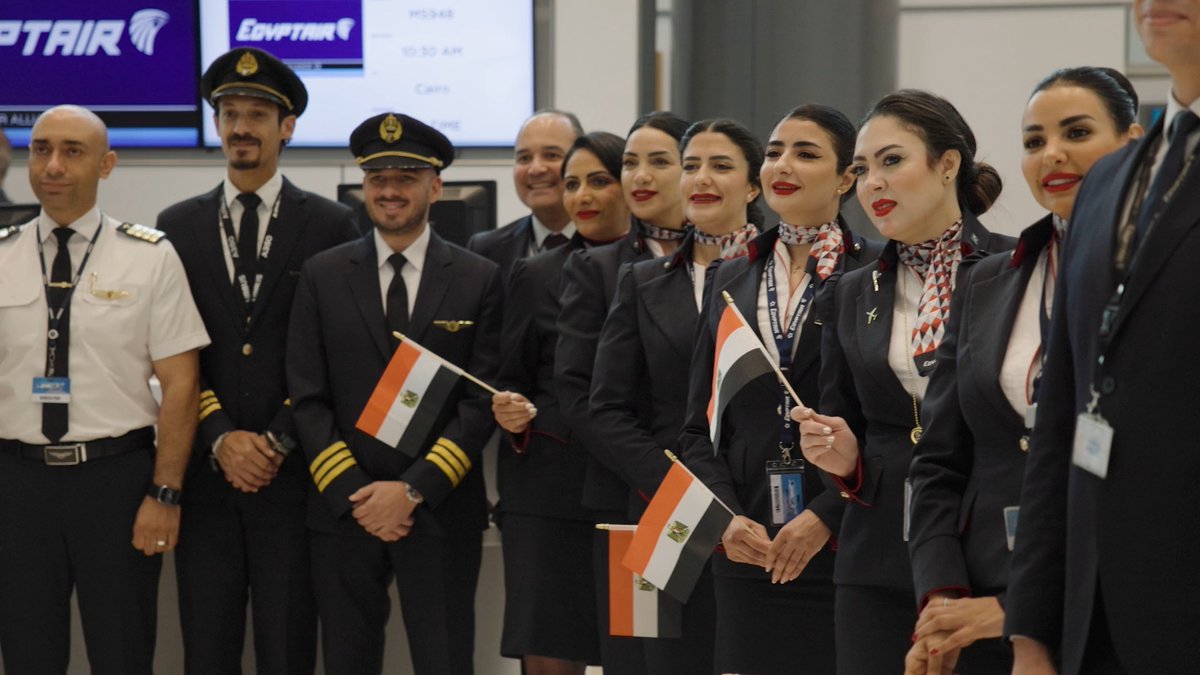 From a sunrise arrival alongside 10 lucky plane spotters to a lively gate celebration with passengers, the launch of EGYPTAIR's new nonstop route between Chicago and Cairo made for an unforgettable day. ✈️ Learn more about the new connection: