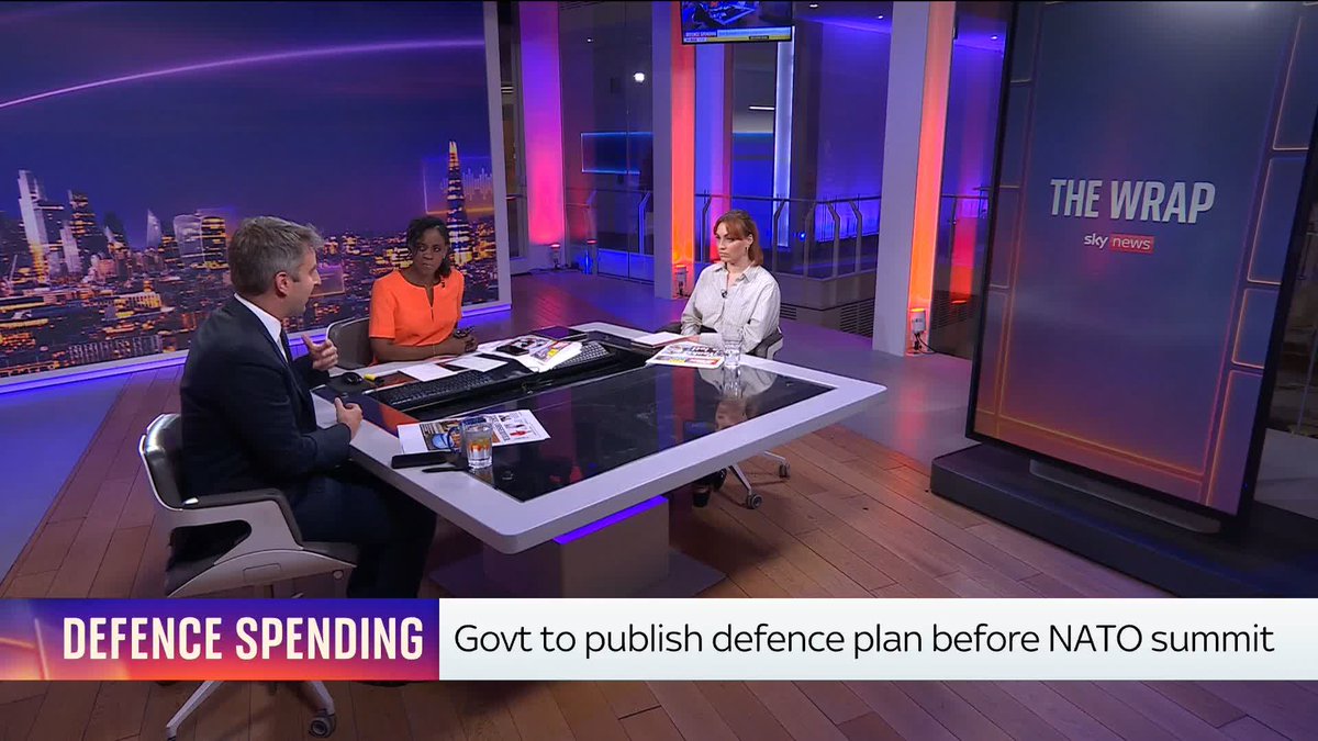 The government's defence plan is planned to be published before the NATO summit News editor at the Press Association Theo Usherwood, and political correspondent from the HuffPost Kate Nicholson, analyse the funding and the impact on outgoing PM, Keir Starmer #TheWrap