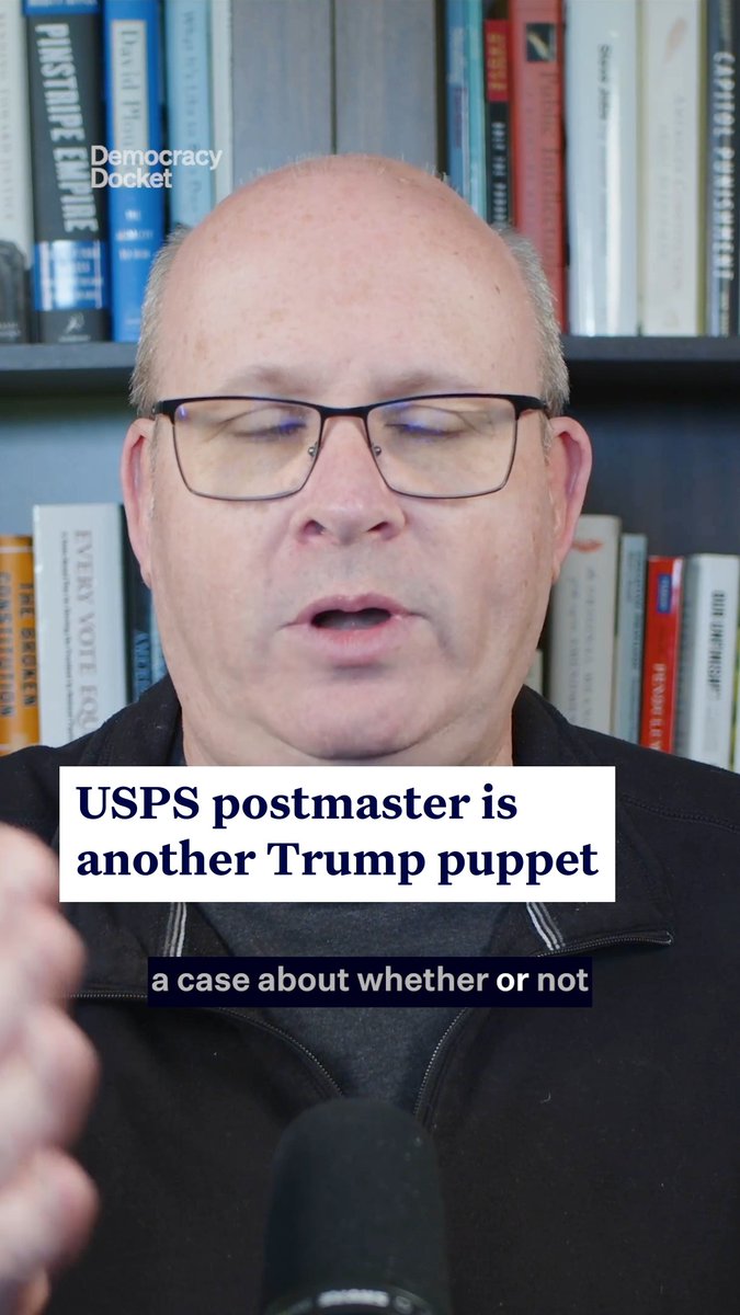 Why are some mail-in ballots received after Election Day despite being postmarked before Election Day? “Will it shock you to learn,” Marc Elias asks, “that the same postmaster general who wants to cooperate with Donald Trump … that under his tenure, election mail is moving slower and slower?”