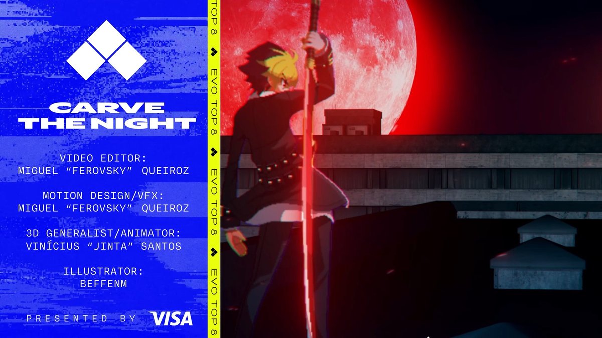 "Carve the Night" #Evo2026 Top 8 Intro for UNDER NIGHT IN-BIRTH II Sys:Celes presented by Visa.