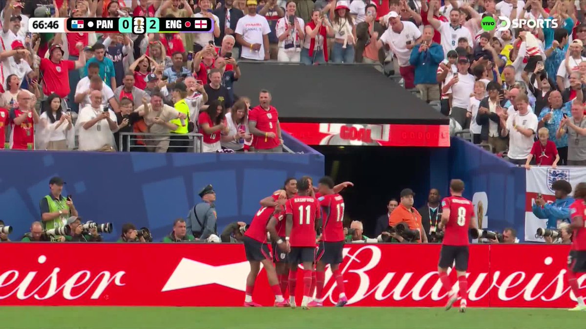Centro de Bellingham, cabezazo de Kane y 2-0 para Inglaterra ante Panamá. El delantero inglés se convierte en el máximo goleador mundialista de su selección con 11 goles.