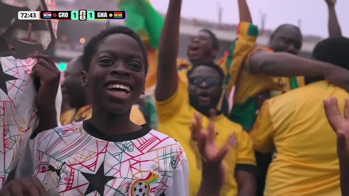 Croatia didn’t even let Ghana celebrate this goal properly 😭😭