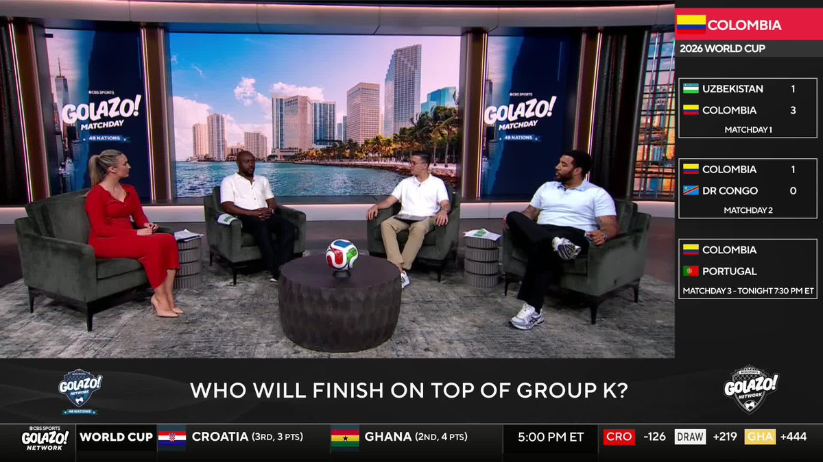 "It's a litmus test for where Colombia and Portugal really are at." Nico Cantor (and some special guests) are ready for the HUGE Group K clash 🏆