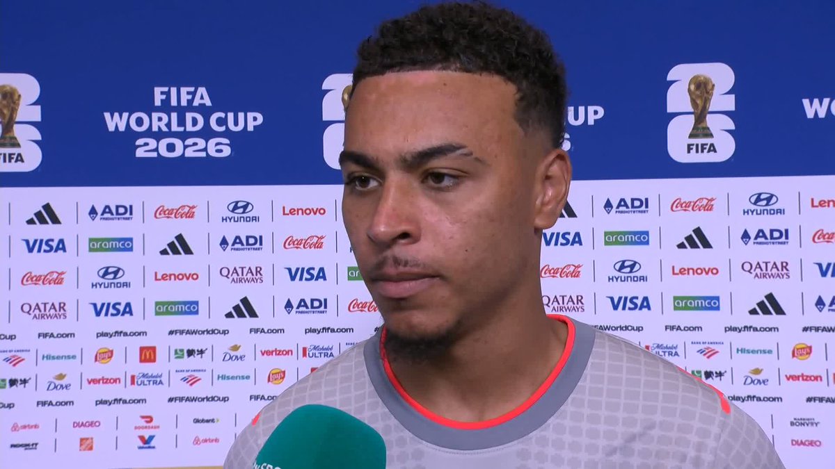 "We stuck to the game plan, we stuck to our ideas and we won the game because of it" 💪 "I thought [Bellingham] was outstanding" ✨ Morgan Rogers speaks with Gabriel Clarke after his first start at a World Cup 🌎