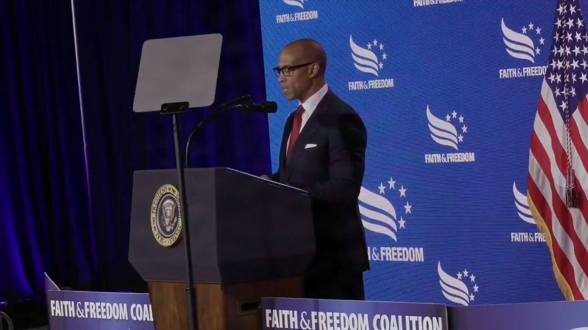 The Trump Administration is returning America to one nation under the one true God. We will stand firm on the biblical principles our country was founded on. We will not grow weary. We will not waver. We will not compromise. We trust in God.