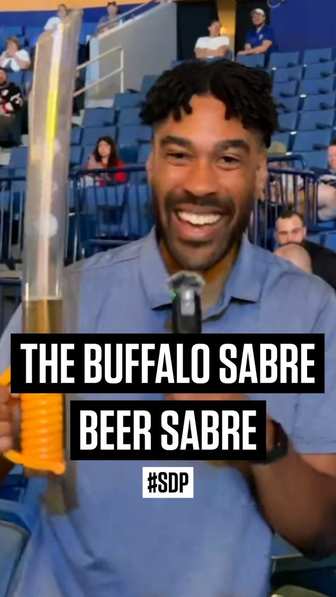 Draft schmaft. Jesse Blake went searching for the elusive Buffalo Sabre Beer Sabre. 🍺 #SDP #NHLDraft