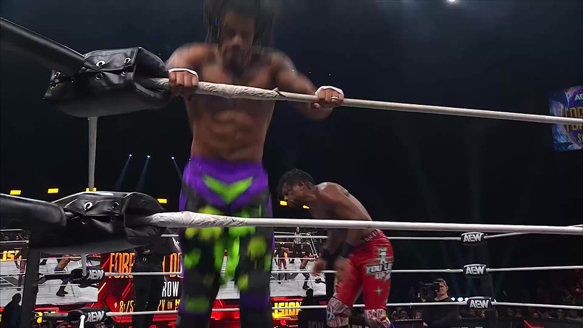 SNAP RANA OFF THE ROPES BY THE TNT CHAMPION! Watch #AEWCollision on TNT &amp; HBO Max