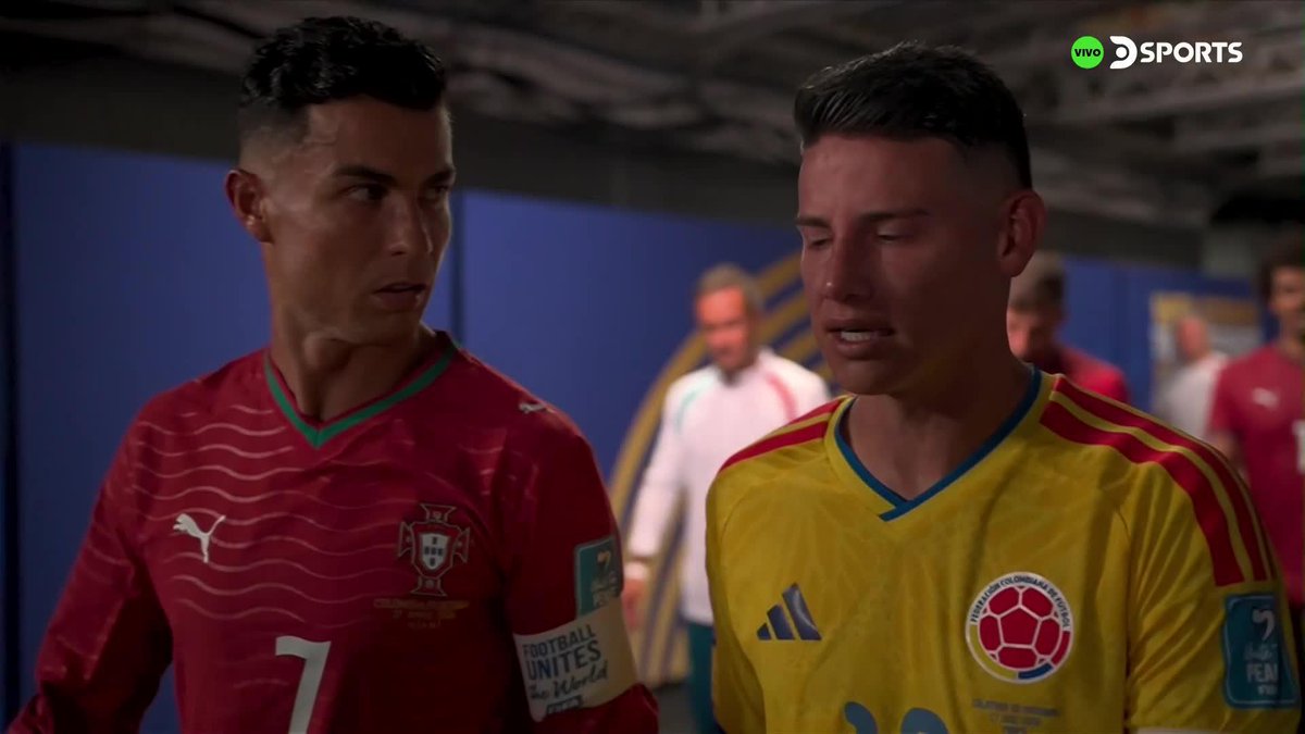 La charla entre James y Cristiano. 😮‍💨🪄