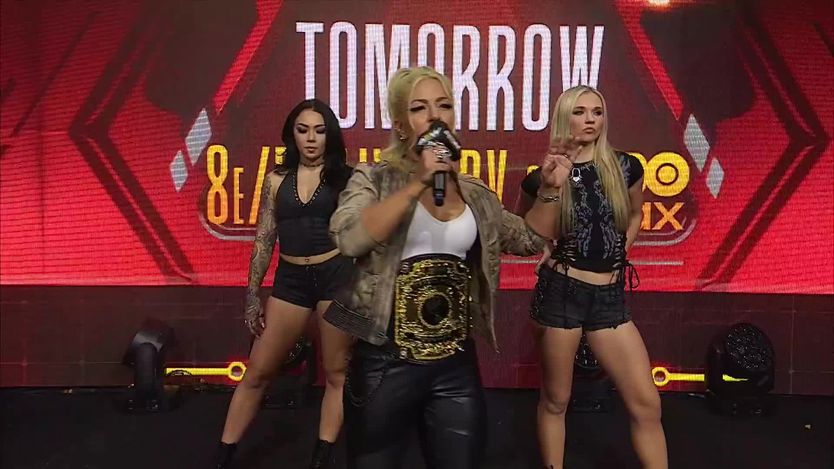 "You all built the #ForbiddenDoor and now you're going to watch it BURN!" AEW Women's World Champion Thekla テクラ and the Triangle of Madness have dark designs for tomorrow night and beyond! Watch #AEWCollision on TNT & HBO Max