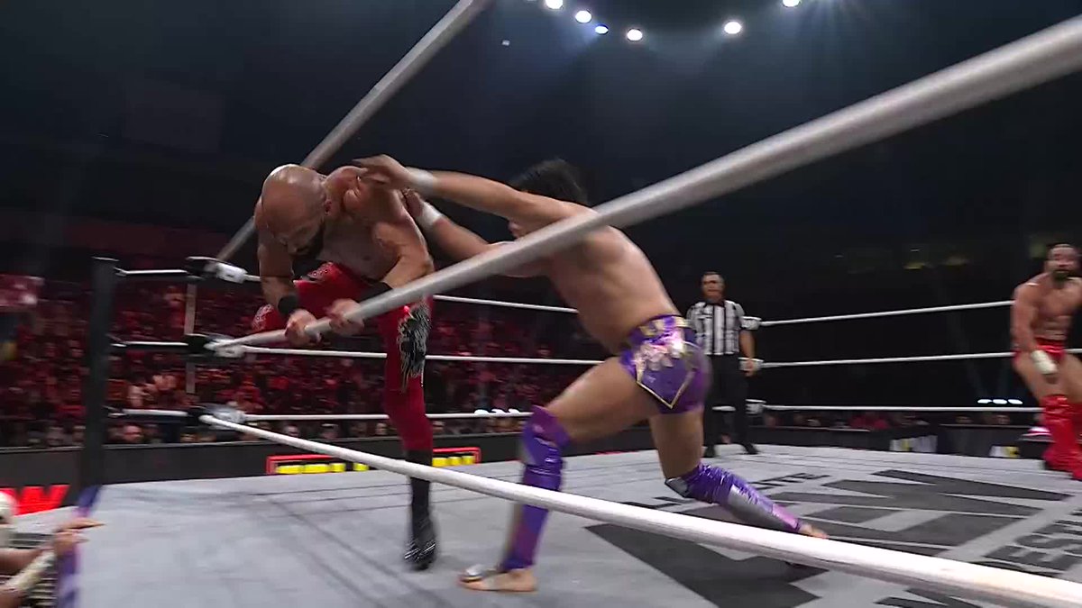 Místico makes Tony Nese tap! What a match! Watch #AEWCollision on TNT &amp; HBO Max