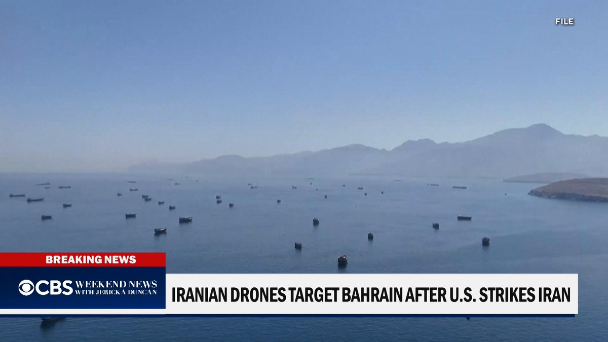 U.S. forces struck Iranian targets again on Sunday local time, U.S. Central Command said. The new strikes follow Bahrain's claim that Iranian drones struck the Gulf state Saturday, which the Iranian Revolutionary Guard Corps claimed targeted a "U.S. terrorist army," after U.S. retaliatory strikes on Iran and an earlier attack on a cargo vessel in the Strait of Hormuz.