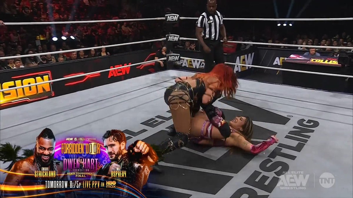 Maya World came in like a house of fire, but Athena and Mercedes Moné looked to put her out on the road to #AEWForbiddenDoor #AEWCollision gives way to the Countdown to Forbidden Door on TNT and HBO Max