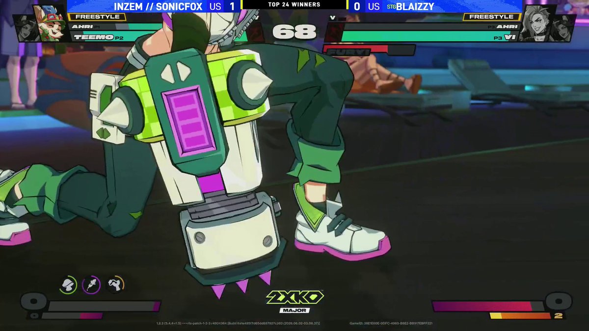the duo gets it done once again. SonicFox and INZEM lock in their top 8 spot #Evo2026