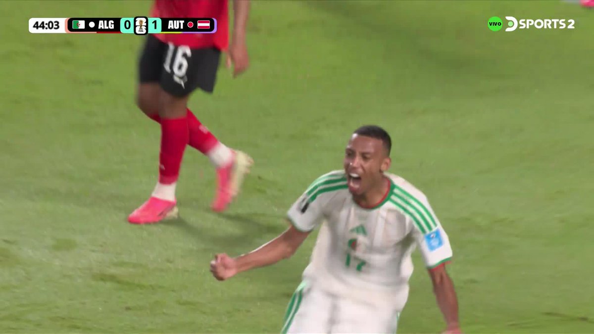 ⚽🇩🇿El GOLAZO de RAFIK BELGHALI para el 1-1 de ARGELIA a Austria, y ahora los africanos se vuelven a meter a 16vos como mejores terceros.