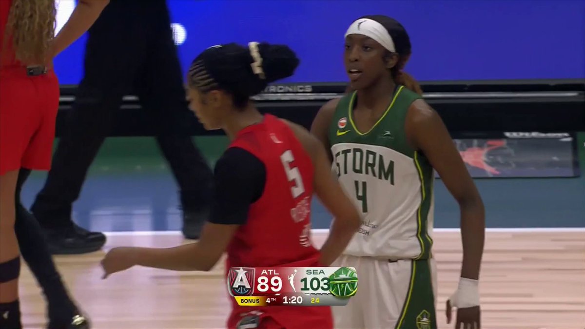 Flau'jae Johnson tried to give her former LSU teammate Angel Reese a handshake with more than a minute left in the game. Friday's matchup was their first meeting as opponents in the WNBA.