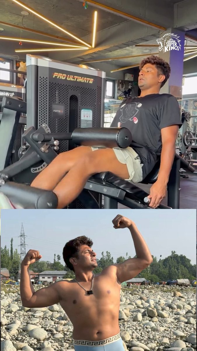 Hereโs Sarfu reminding us thereโs no off day, even on a Sunday ๐ช #WhistlePodu ๐ฅ : Sarfaraz Khan