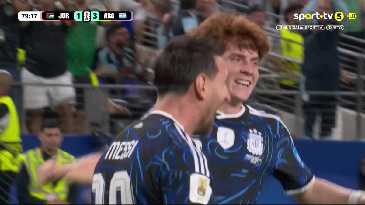 GOLO 19 DE MESSI EM MUNDIAiS 🔥 Torna-se o primeiro jogador a marcar em 7 jogos seguidos de Campeonatos do Mundo 😱 #sporttvportugal #MUNDIALnaSPORTTV #MundialFIFA2026 #Jordania #Argentina #betano