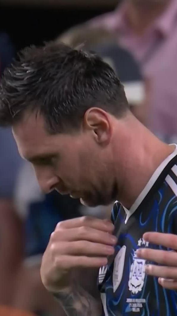 Lionel Messi 🤯🚀 He comes off the bench to produce more freekick magic from Argentina 🇦🇷✨ 📺 Stream #FIFAWorldCup2026 on DStv:
