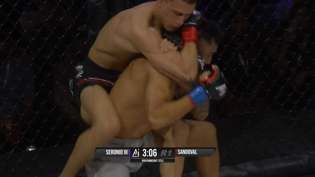 AND STILL!! Cameron Sandoval stays undefeated with a first round submission 🏆 #A1Combat36