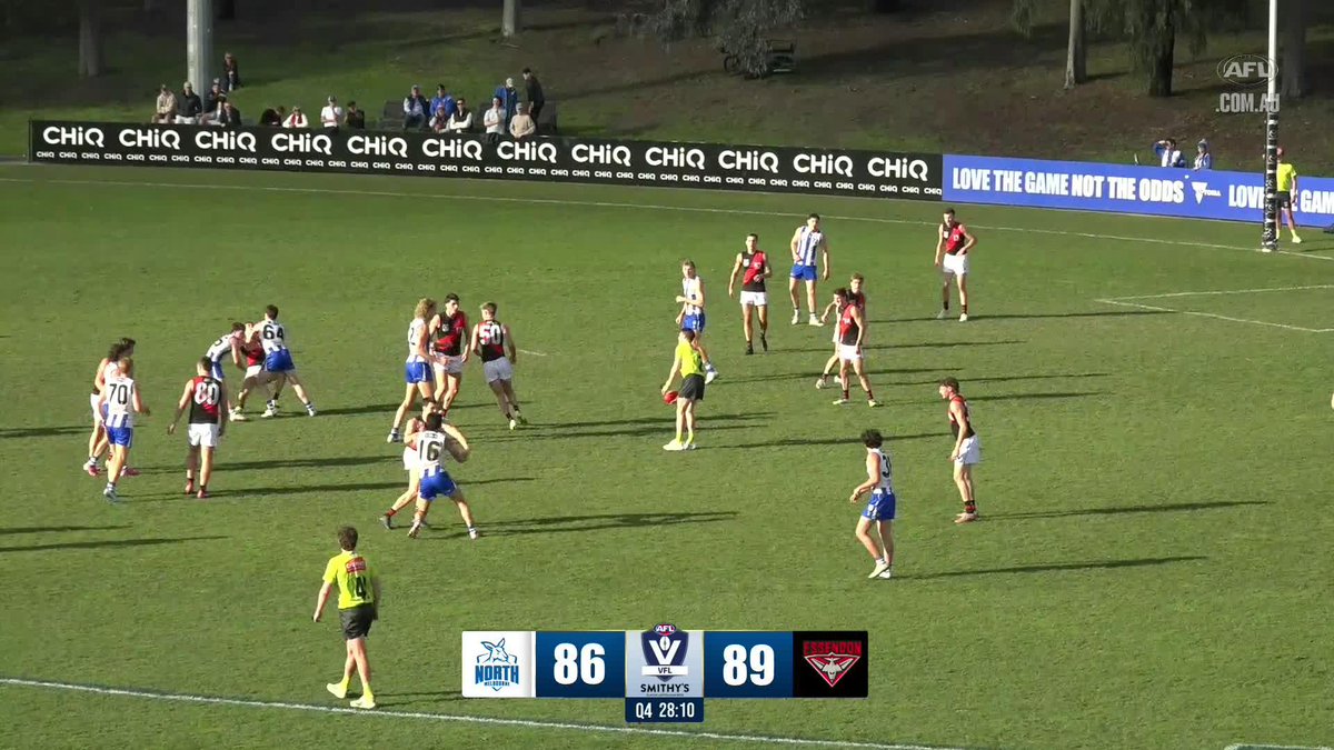 ZAC BANCH WINS IT FOR THE ROOS 🤯🤯🤯 🎥: Watch the Smithy’s VFL live and free on the AFL website and AFL Live Official App: