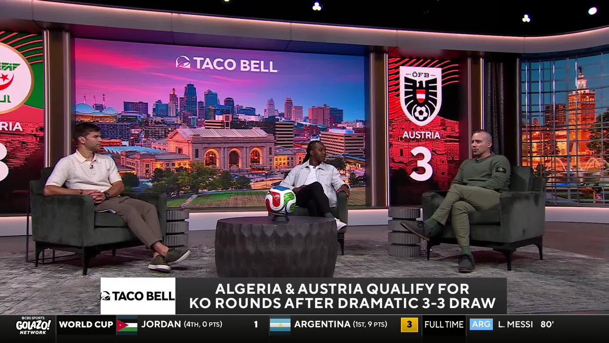 "This was one for the history books, it was a brilliant game." ⭐️ @Joypaulian and Adam Hunt explain how Austria's resilience helped them equalize in one of the tournament's most entertaining matches 🇦🇹 🇩🇿