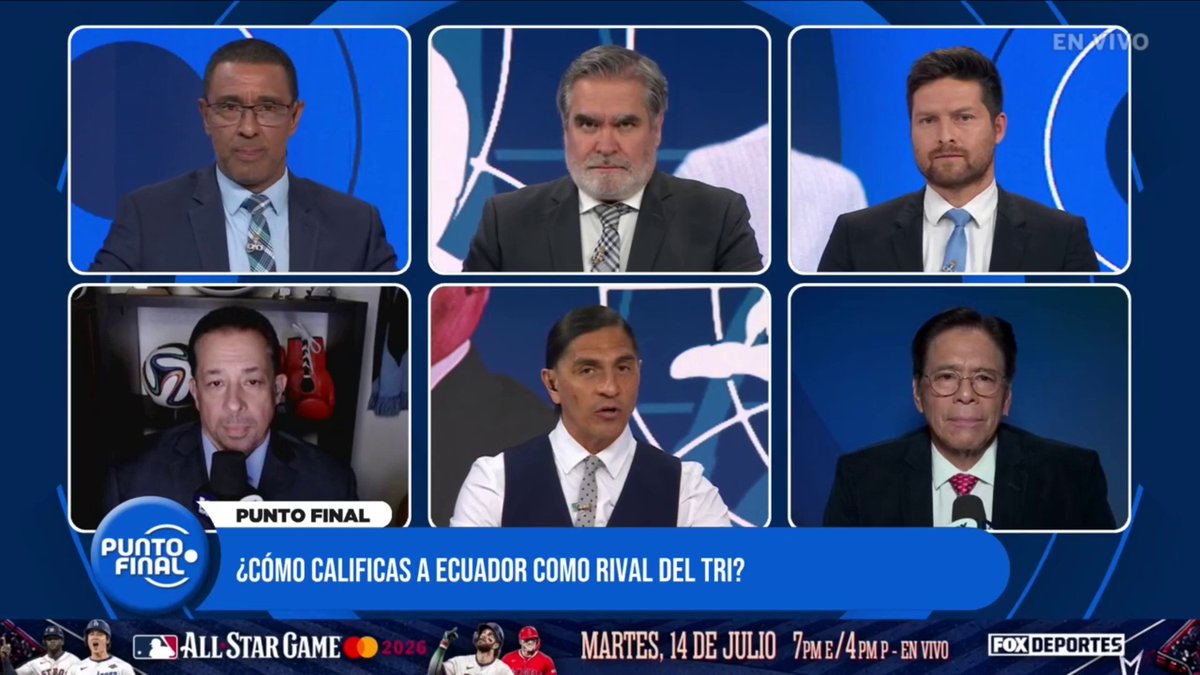 "NO PODEMOS MENOSPRECIAR A ECUADOR". 🚨🔥 Intensa discusión en #PuntoFinal sobre el nivel y realidad de la Selección Ecuatoriana ante su duelo frente a México. #FiebreDeFutbol