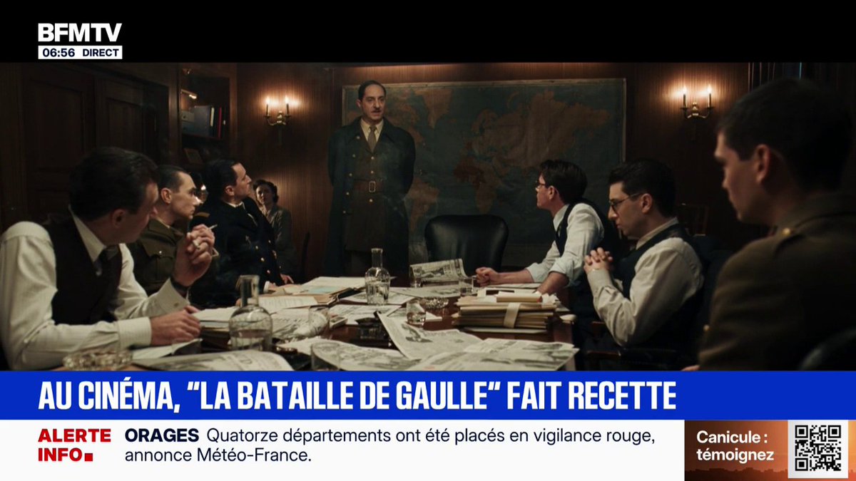 Au cinéma, "La Bataille de Gaulle » connaît une fréquentation en hausse de 17% pour sa troisième semaine