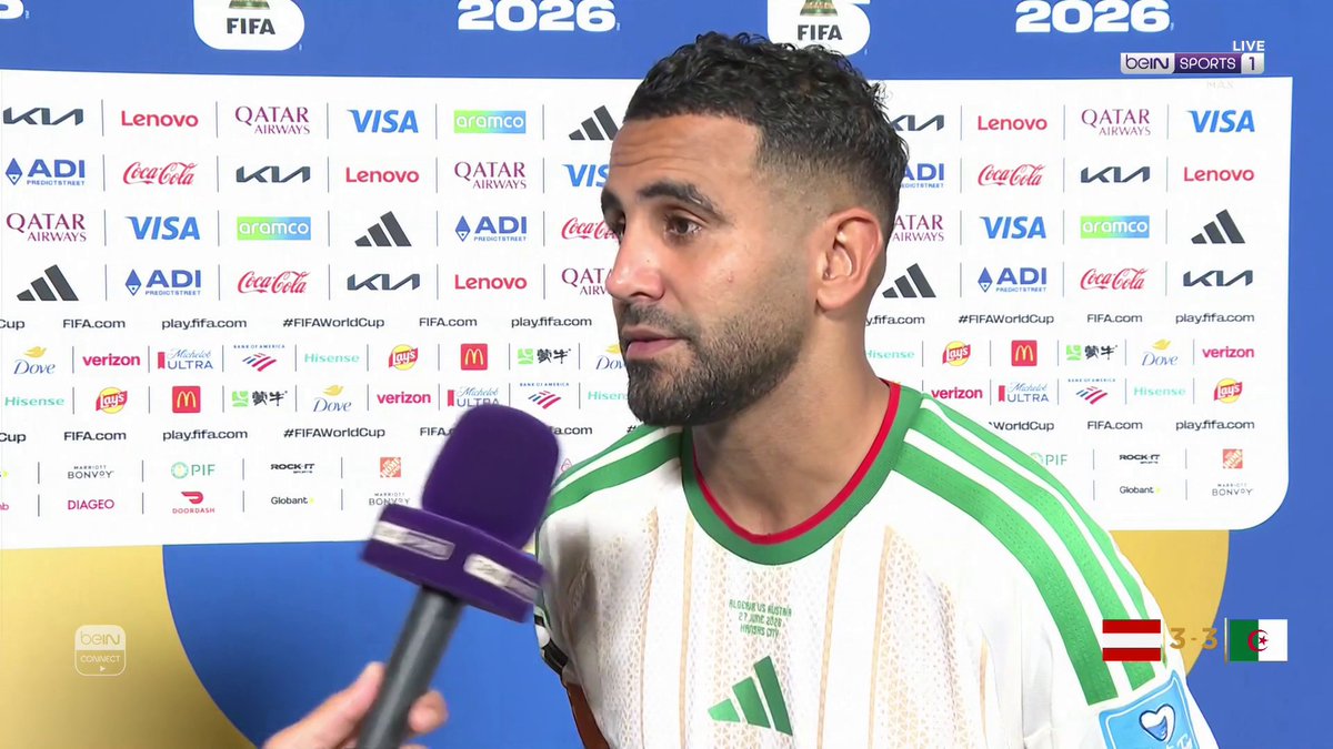 ماذا قال رياض محرز بعد تألقه في مباراة النمسا؟ #كأس_العالم2026 | #مونديال2026 | #كأس_العالم #FIFAWorldCup2026 | #FIFAWorldCup | #beINWC26
