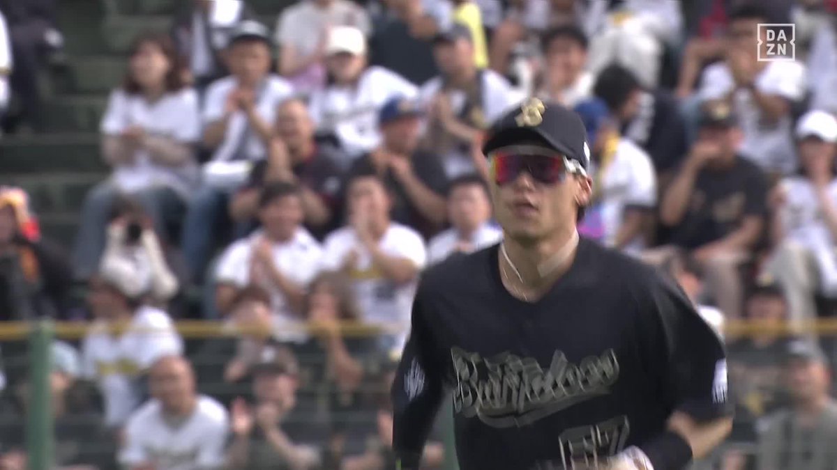 抜群の反応 捕った後までカッコいい 中川圭太 スライディングキャッチ ⚾️オリックス×楽天 #Bs2026 #だったらDAZN