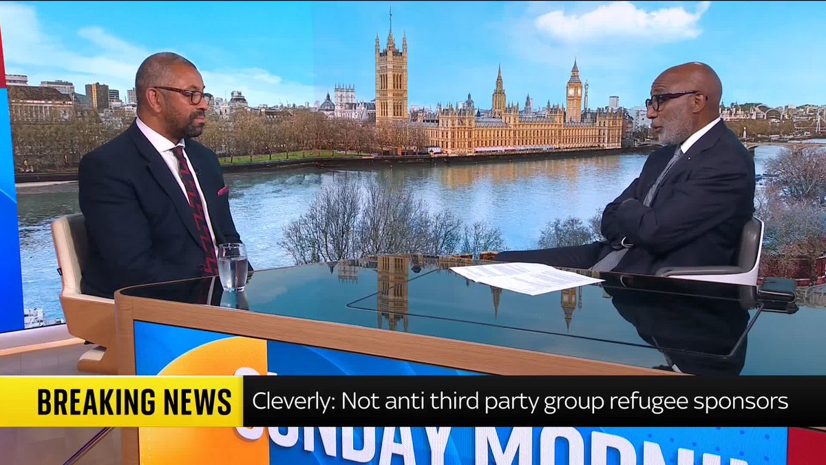 After being accused of breaching the ministerial code, shadow housing secretary Sir James Clevery said Mike Tapp should be sacked 📺 Sky 501, Virgin 602, Freeview 233 and YouTube
