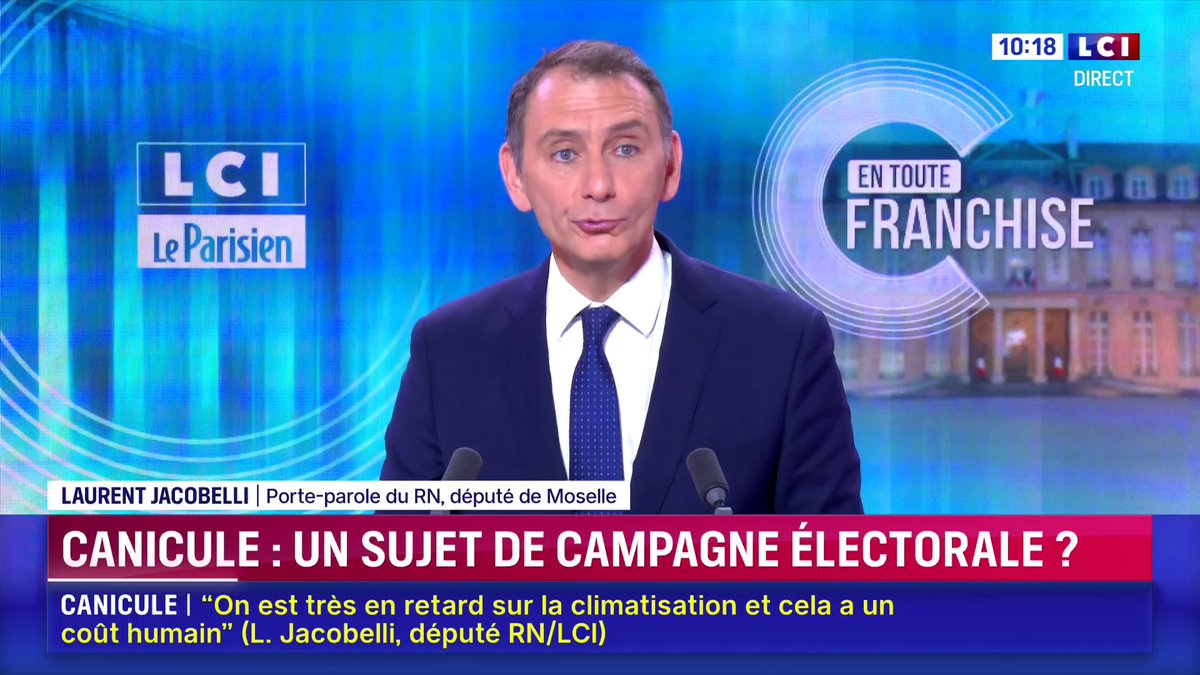🔴 Retraites: 🗣️"Les jeunes doivent aller travailler plus tôt. En France, le premier emploi stable, c'est 27 ans. Chez nos voisins, c'est 23 ans." Laurent Jacobelli 📺 En Toute Franchise avec Julien ARNAUD