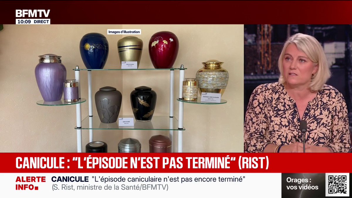 Canicule: "Il est temps encore ce week-end d'aller cogner à la porte du voisin pour savoir comment il va", affirme Stéphanie Rist