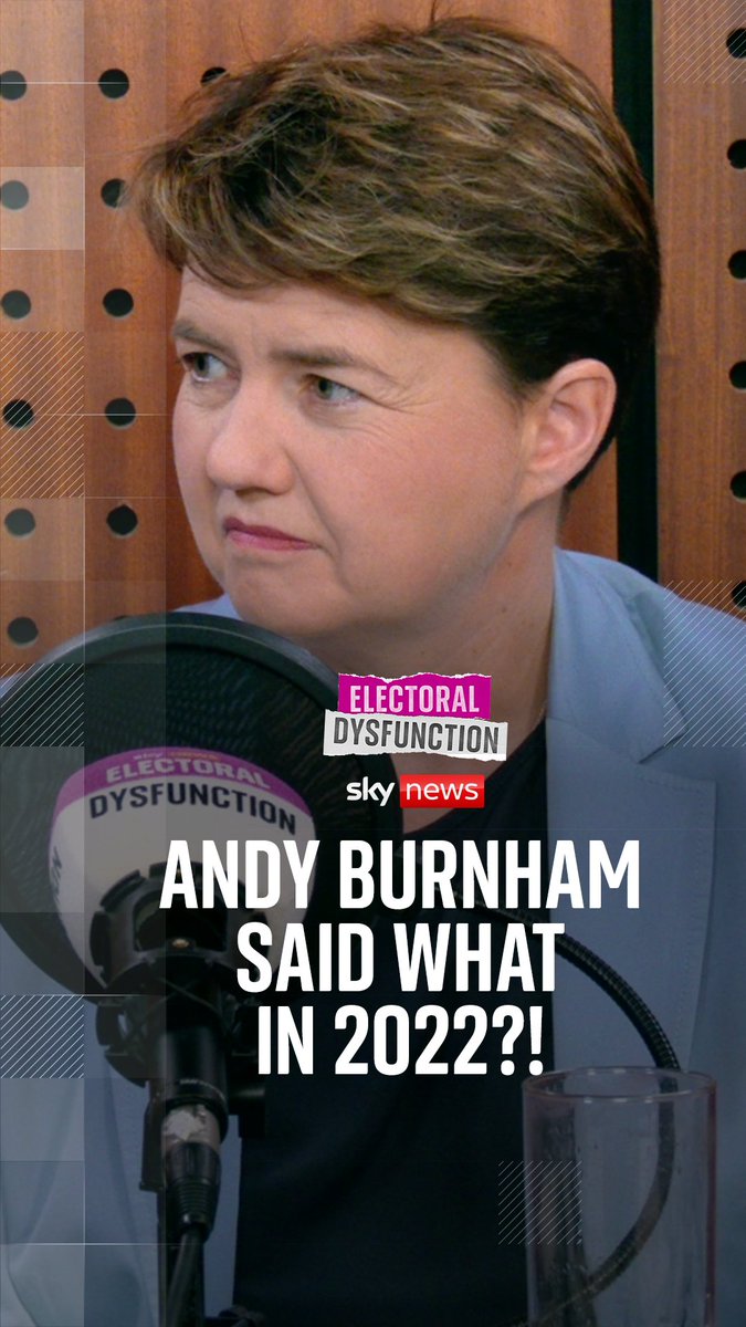 Andy Burnham said what in 2022?! Ruth Davidson has the receipts over calls for a general election. 🎧