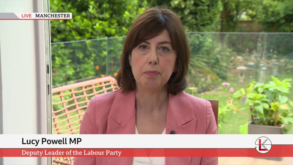 "I don’t want to get into jobs… it’s a distracting conversation” Labour deputy leader Lucy Powell describes speculation around a potential Andy Burnham cabinet as “tittle-tattle” but when asked says Ed Miliband would make a “good” chancellor #BBCLauraK