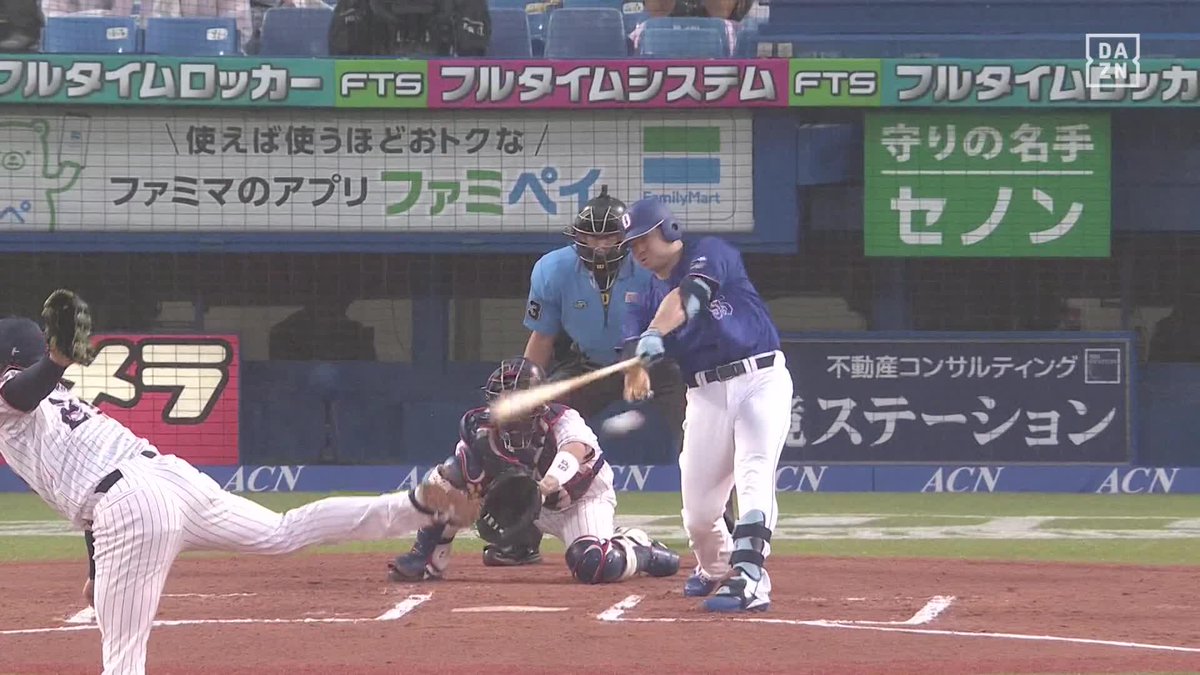 さすが4番 一振りで決める 変化球をとらえた 細川成也が逆転タイムリー ⚾️ヤクルト×中日 #dragons #だったらDAZN