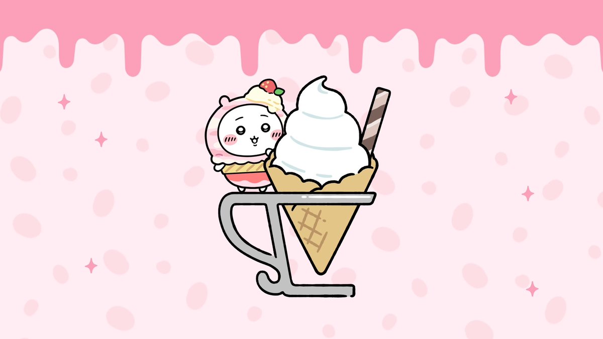 ┏━━━━━━━┓ 🥄アイス🥄 ホームアイテム ┗━━━━━━━┛ アイス衣装のちいかわが遊びに来る ホームアイテム【ソフトクリーム】をご紹介✨ Lvアップさせるとうさぎも遊びに来る！ イベントを進めてゲットしよう⭐ #ちいぽけ #ちいかわぽけっと #ちいぽけアイス