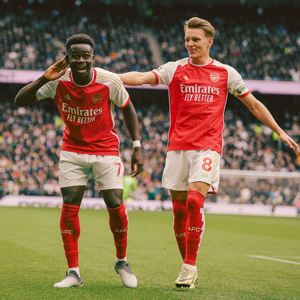 81 senior goals for The Arsenal 🌟 Sit back, relax and enjoy Bukayo doing his thing in red and white 📺