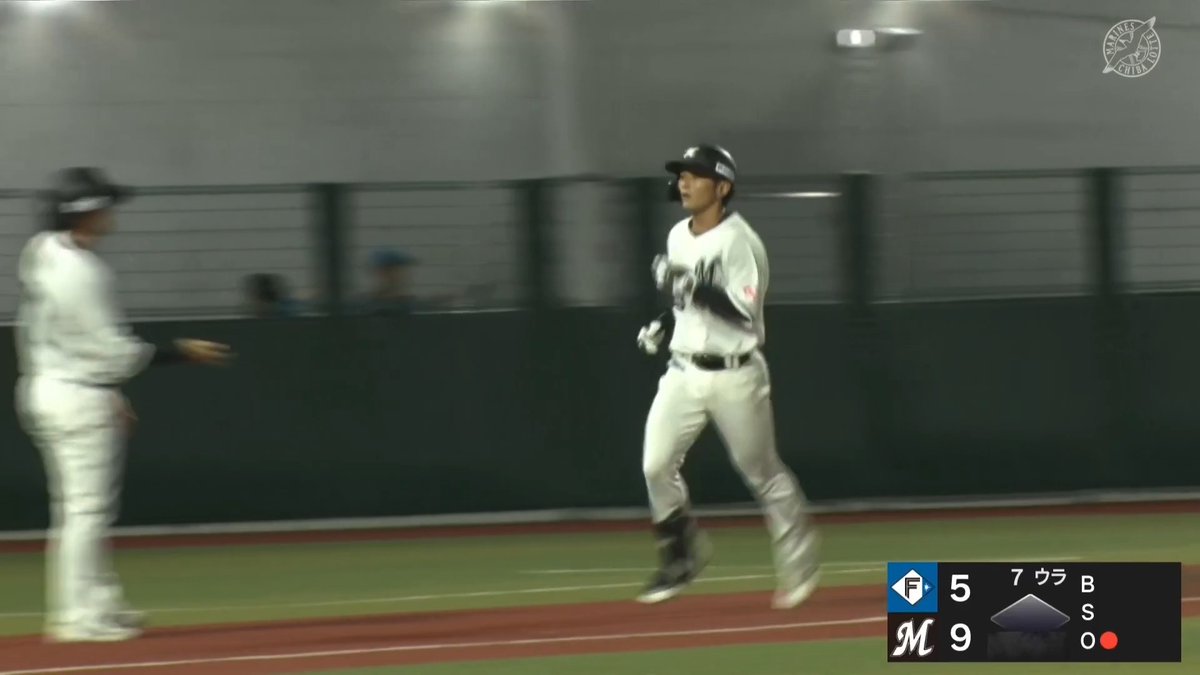 あっという間 弾丸ライナーが解き放たれた 立松由宇 ファーム第3号ホームラン ⚾️ロッテ×日本ハム(ファーム) #chibalotte #だったらDAZN #イージースポーツ