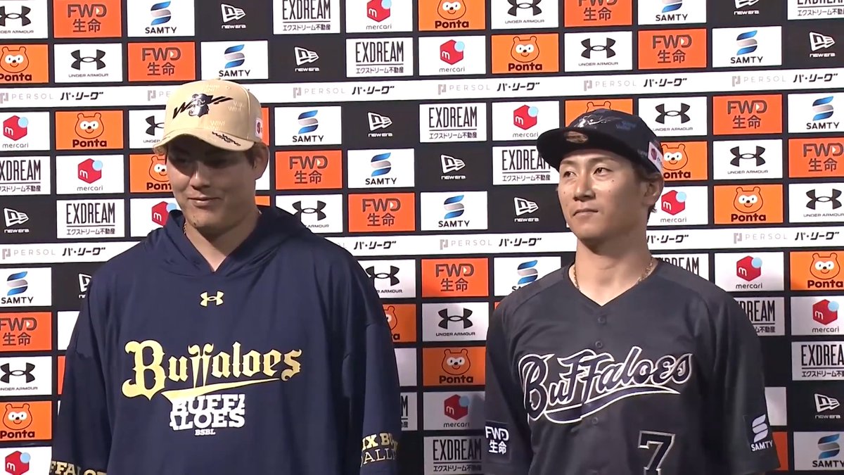/ 6/28 ヒーローインタビュー⚾️ \ オリックス 西川龍馬 選手 九里亜蓮 投手✨ 👇スマホ・テレビで試合観戦!