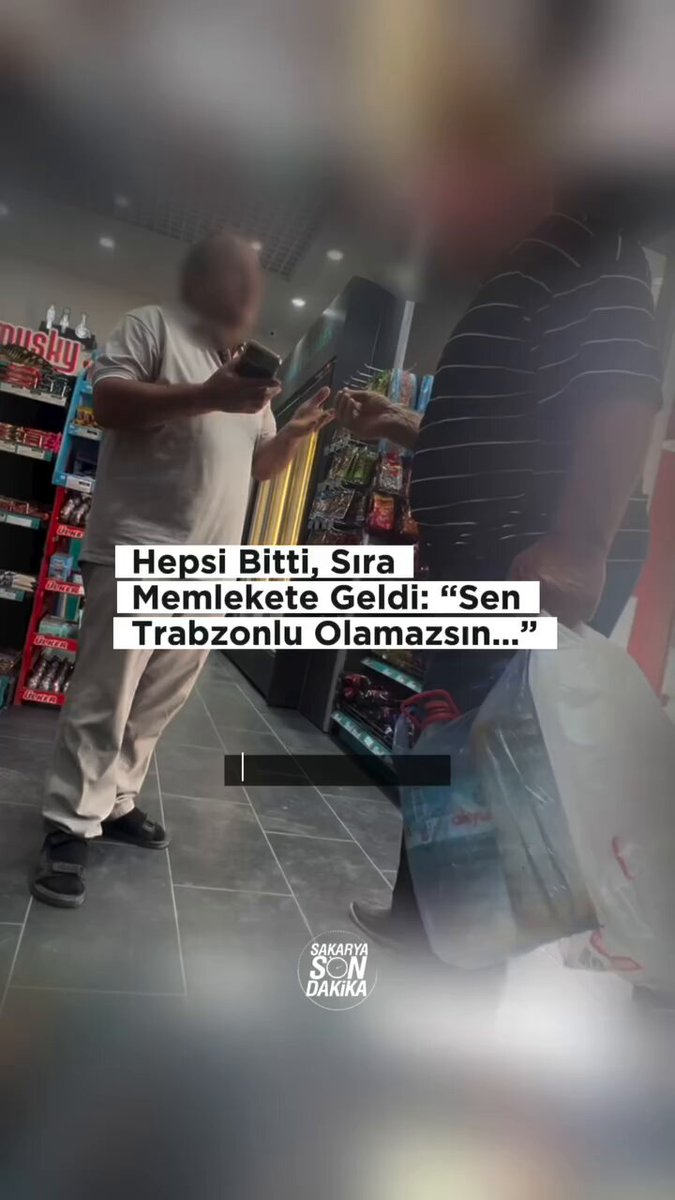 Güneşler’de bir akaryakıt istasyonuna elinde bidonla gelen bir kişi, çalışanları tehdit ederek “memleket” sorgusu yaptı. “Sen nerelisin?” “Trabzonluyum…” “Sen Trabzonlu değilsin, olamazsın…” “Sen kafana sıkılmayı hak ediyorsun…”