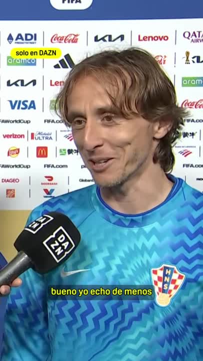 🗣️ Luka Modric: "Yo echo de menos España también." 🥹😭😭