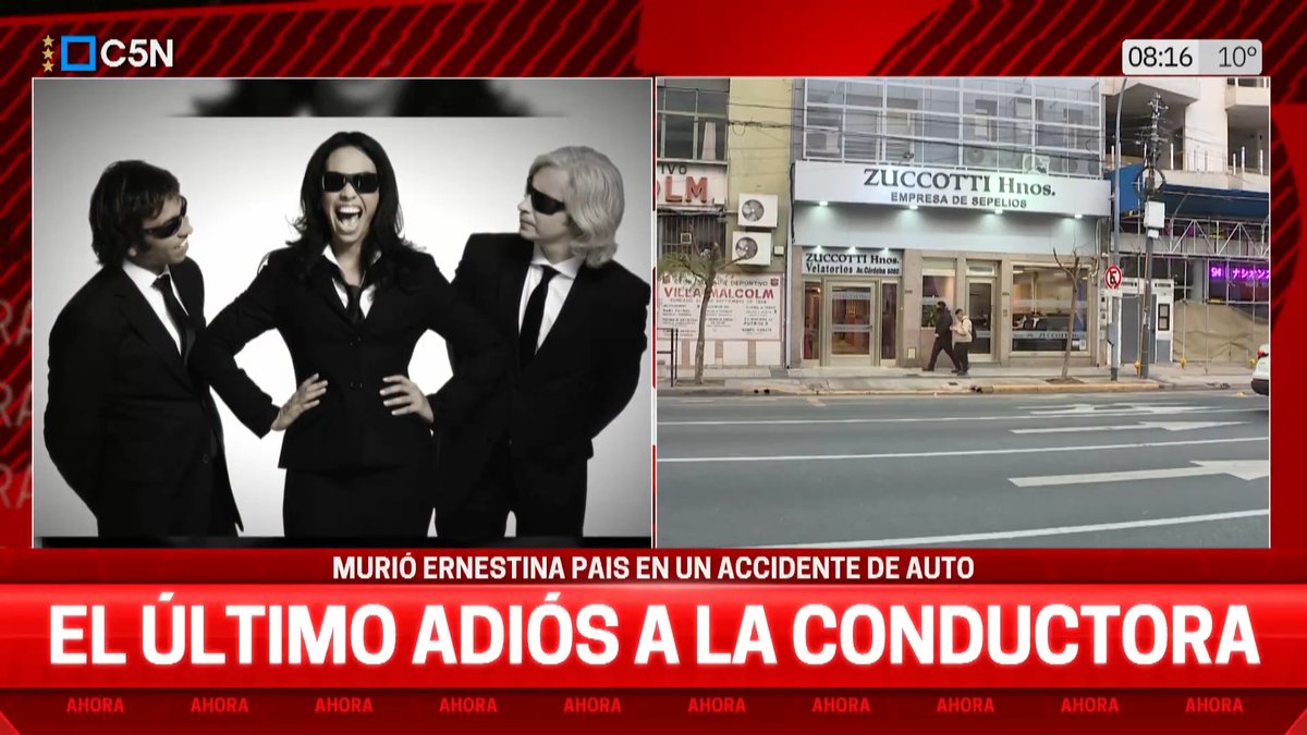 El último adiós a Ernestina Pais: la conductora falleció en un accidente de auto Rafa Palavecino 📲 #C5N en vivo: