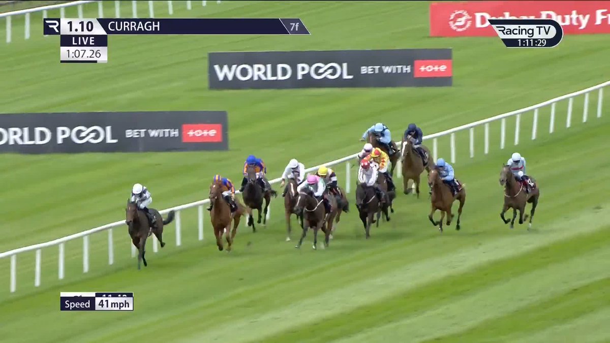 Oh, hello 👀 The superbly-bred ALPHA puts on a show in the opener The Curragh Racecourse. She's been slashed into as short as 10/1 for the 1,000 Guineas. World Pool | GAIN Equine Nutrition