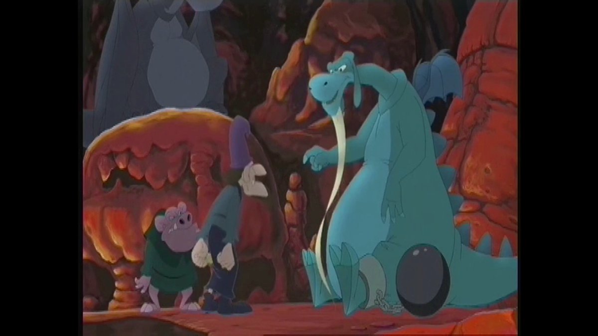 Generated with Seedance 2.0. AI generated extension of a scene from the animated movie called "Dragon Hill" (2002). Please support the original release! Prompt: 紧接 [video1] 的结尾继续。沿用 [video1] 中的角色设计、配音和场景设定。场景 1：巨龙将年轻战士举过头顶，正准备将其扔出去；然而，一只戴着白色魔法手套的手突然凭空出现，令巨龙略感惊讶。这只手向巨龙的腋下伸去，巨龙则带着些许困惑注视着它。场景 2：特写镜头显示，那只戴白手套的手用扭动的手指持续、轻柔且流畅地挠巨龙的腋下；与此同时，传来巨龙逐渐加剧的咯咯笑声，显示它非常怕痒。场景 3：巨龙上半身的特写镜头，那只戴白手套的手继续用扭动的手指轻柔流畅地挠其腋下，巨龙闭着眼睛、咧嘴大笑，笑声响亮；它用充满笑意的声音喊着“别挠了”，随即又陷入一阵大笑，但双手仍将年轻战士举在头顶。场景 4：戴白手套的手继续挠巨龙的腋下，巨龙放声大笑；随后，它突然松开抓住年轻战士的手，任由其落下，同时双臂抱住自己以保护腋下，从而迫使那只手停止了动作。戴手套的手消失了，而巨龙因刚才的笑闹仍止不住地发出阵阵轻笑。场景 5：巨龙从大笑中平复下来，感到恼火且愤怒，它责怪年轻战士并说道：“挠痒痒太不公平了！”（德语配音）
