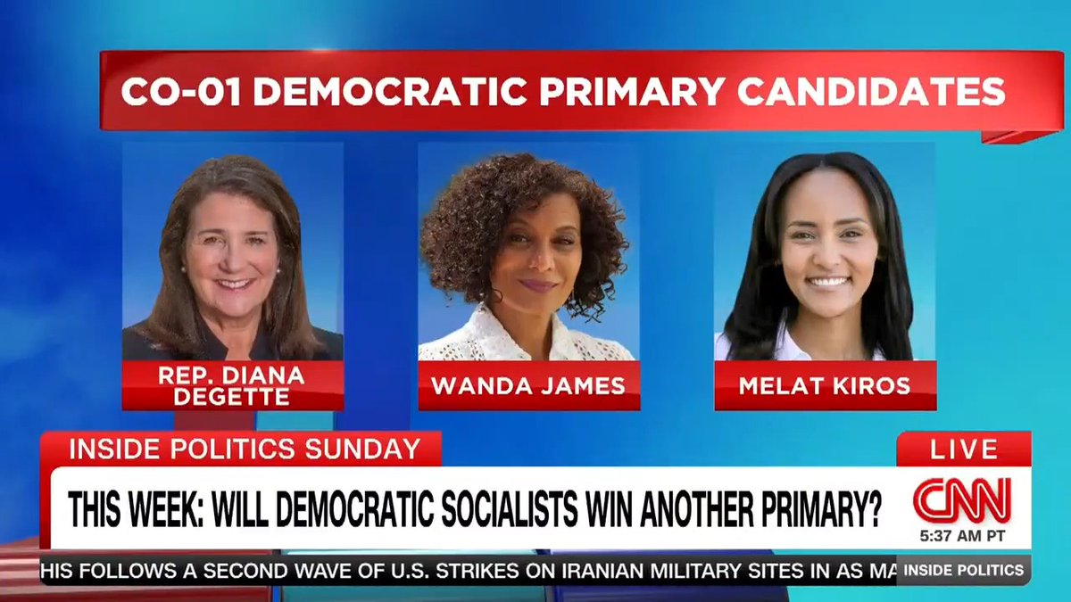 Will another democratic socialist win a primary this week -- and unseat a longtime congresswoman? Olivia Beavers speaks with Manu Raju about a race that's being closely watched in Colorado. #InsidePolitics