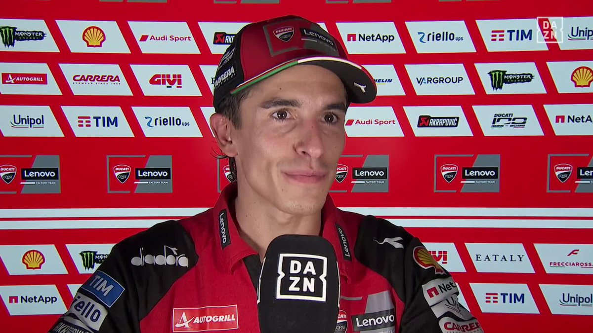 Marc Márquez, la acción de Di Giannantonio y haber tenido que hacer un 'Rossi' 11 años después 👀 🗣️ "Sí, pero no me ha salido tan bien" #DutchGP 🇳🇱 #MotoGP 🏁