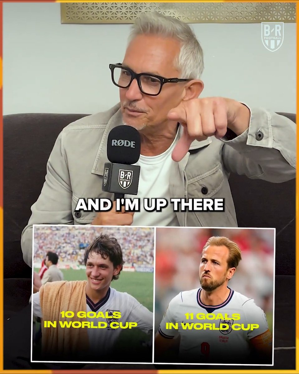 Gary Lineker reflects on Harry Kane breaking his record for most England goals at the World Cup 🎤🏴